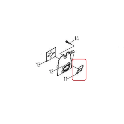 Garnitura izolator RURIS PSELN359-1-65, pentru motocositoarea Ruris Elan 359
