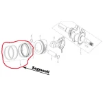 Segmenti motor RURIS PSQQ-005, diametru 68 mm, pentru motosape cu motor Honda GX160, GXV160