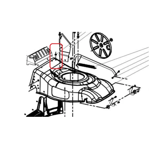 Aparatoare cablu RURIS PSRX18-37, pentru masina de tuns iarba Ruris RX18