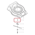 Pana siguranta RURIS PSRX18-6, pentru masina de tuns iarba Ruris RX18