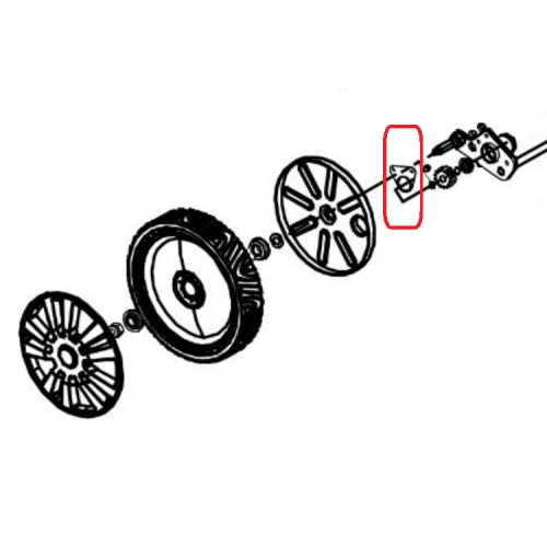 Capac RURIS PSRX18-93, pentru masina de tuns iarba Ruris RX18