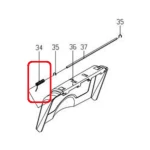 Arc tensionare RURIS PSRX20-2-46, pentru masina de tuns iarba Ruris RX20