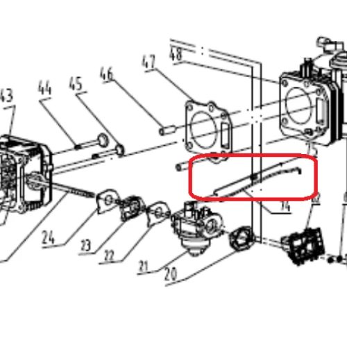 Arc regulator RURIS PSRX221-1-28, pentru masina de tuns iarba Ruris RX221
