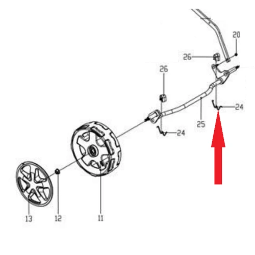 Siguranta RURIS PS150XL-1-43, pentru masina de tuns iarba Ruris DAC 150XL