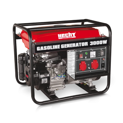 Generator de curent Hecht GG 3300N, 7 CP, 3000 W, 15 L, autonomie 12h