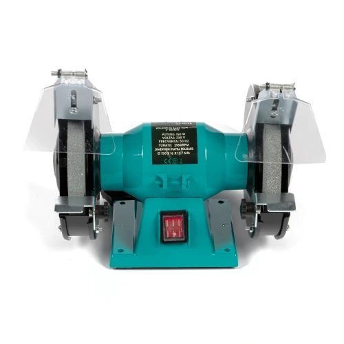 Pachet Polizor de banc 150W 6" MD 3215 +2 buc Piatra abraziva 150x16x12.7 