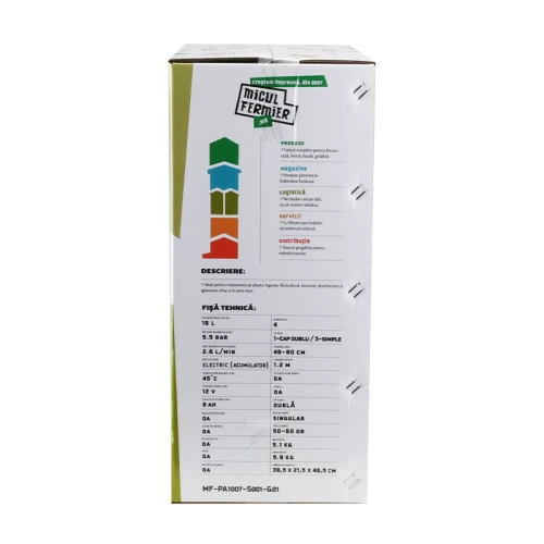 Pompa de stropit MF Pandora 16L cu acumulator