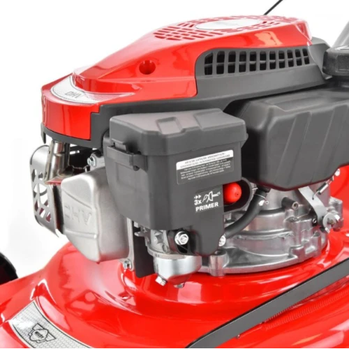 Masina de tuns iarba cu motor pe benzina, autopropulsata, HECHT 546 SC, 2.5 kW, 144 CC, latime de lucru 46 cm, cos colector 60 l