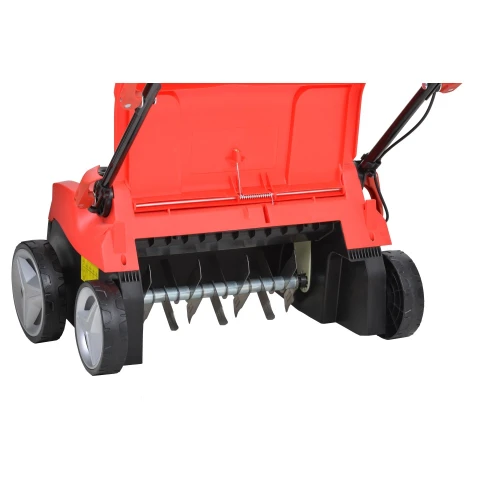 Scarificator si aerator Hecht 1384, latime de lucru 38 cm, program accu 5040 fara acumulator statie de incarcare