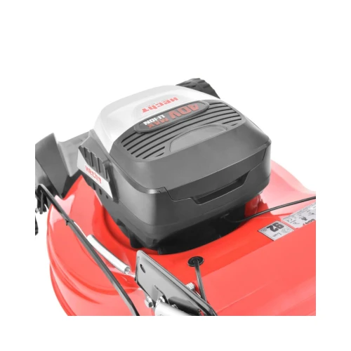 Masina de tuns iarba pe acumulatori HECHT 5041S, latime de taiere 41 cm, cos colector 50 litri, 40V, fara acumulator si incarcator