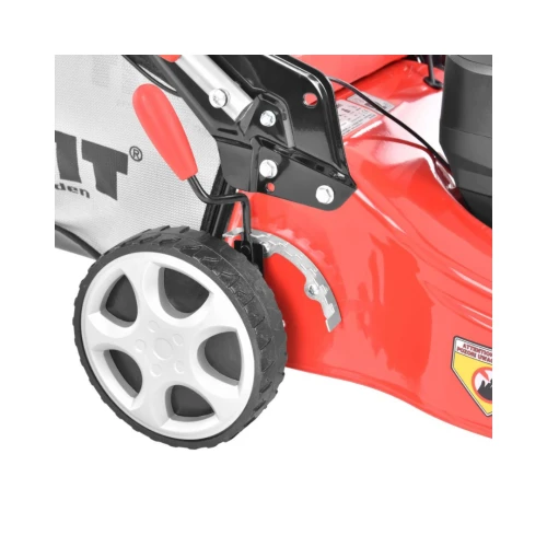 Masina de tuns iarba pe acumulatori HECHT 5041S, latime de taiere 41 cm, cos colector 50 litri, 40V, fara acumulator si incarcator