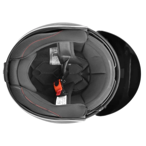 Casca moto scuter M, material ABS, marime M, 57-58 cm, captuseala detasabila/lavabila