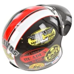 Casca moto scuter HECHT 52588 S, material ABS, marime S, 55-56 cm, captuseala detasabila/lavabila