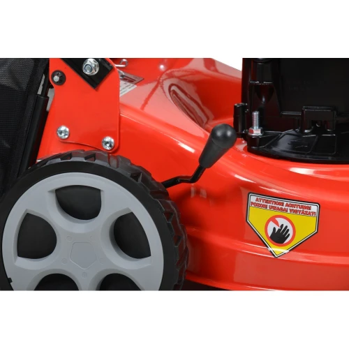Masina de tuns iarba pe benzina Hecht 541 BSW, motor Briggs & Stratton seria 450E, 125 cmc, latime 41 cm, cu autopropulsie