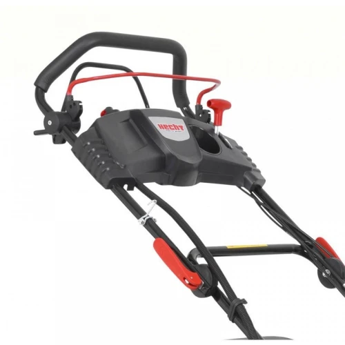 Masina de tuns iarba pe benzina Hecht 543SWE, 98.5 cmc, latime lucru 43 cm, autopropulsie 3.6 Km/h, pornire electrica