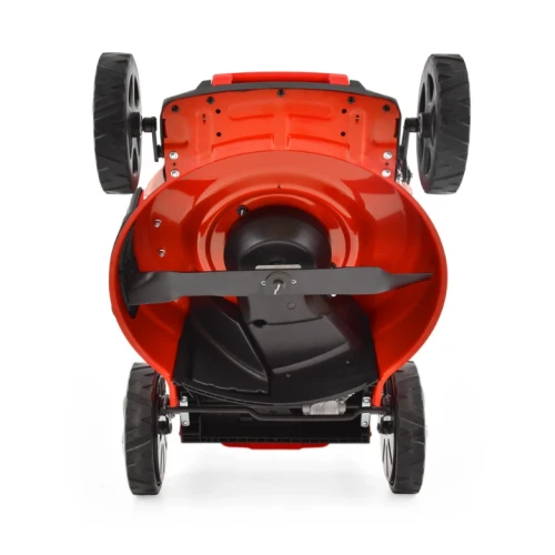 Masina de tuns iarba cu motor pe benzina, autopropulsata, HECHT 551 SXE, 3.8 kW, 200 CC, latime de lucru 51 cm, cos colector 65 l