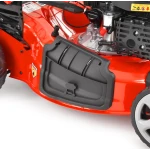 Masina de tuns iarba cu motor pe benzina, autopropulsata, HECHT 551 SXE, 3.8 kW, 200 CC, latime de lucru 51 cm, cos colector 65 l
