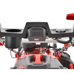 Masina de tuns iarba cu motor pe benzina, autopropulsata, HECHT 551 SXE, 3.8 kW, 200 CC, latime de lucru 51 cm, cos colector 65 l