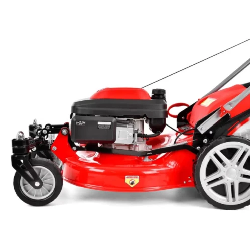 Masina de tuns iarba cu motor pe benzina, autopropulsata, HECHT 551 XR 5in1, 3.5 kW, 196 CC, latime de lucru 51 cm, cos colector 75 l