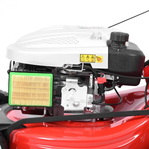 Masina de tuns iarba pe benzina Hecht 5534SWE5IN1, 6 cp, latime de lucru 51 cm, 4.5 km/h, pornire electrica