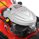 Masina de tuns iarba pe benzina Hecht 5543SXE, 4.9 CP, latime de lucru 51 cm, 4.5 km/h, pornire electrica