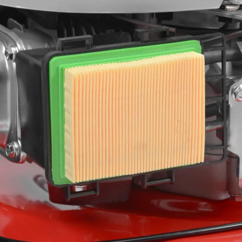 Masina de tuns iarba pe benzina Hecht 5543SXE, 4.9 CP, latime de lucru 51 cm, 4.5 km/h, pornire electrica