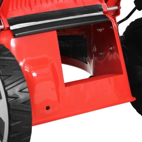 Masina de tuns iarba pe benzina Hecht 5543SXE, 4.9 CP, latime de lucru 51 cm, 4.5 km/h, pornire electrica