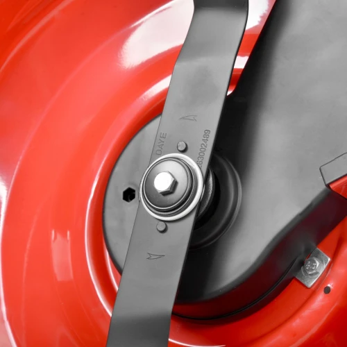 Masina de tuns iarba pe benzina Hecht 5543SXE, 4.9 CP, latime de lucru 51 cm, 4.5 km/h, pornire electrica