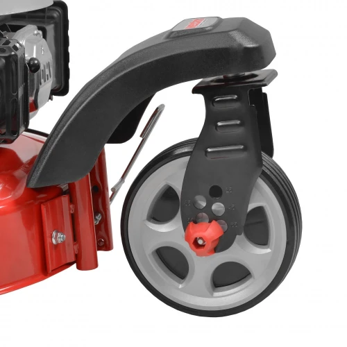 Masina de tuns iarba pe benzina Hecht 5543SXE, 4.9 CP, latime de lucru 51 cm, 4.5 km/h, pornire electrica