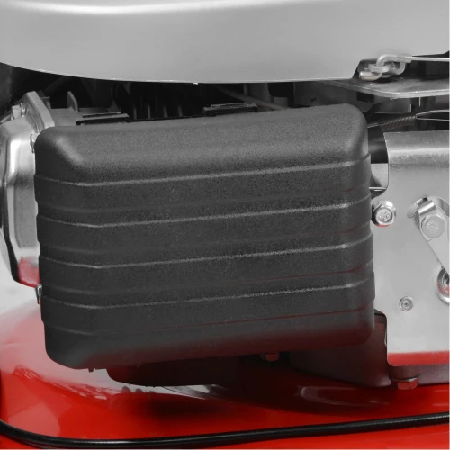 Masina de tuns iarba pe benzina Hecht 5543SXE, 4.9 CP, latime de lucru 51 cm, 4.5 km/h, pornire electrica