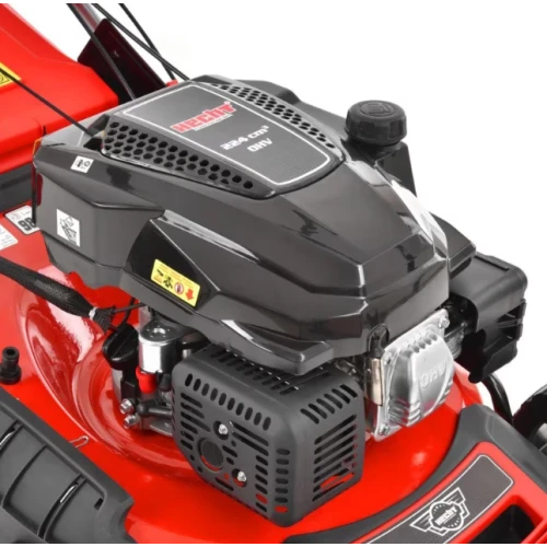 Masina de tuns iarba cu motor pe benzina, autopropulsata, HECHT 554 SXE 5in1, 4.4 kW, 224 CC, latime de lucru 53 cm, cos colector 75 l
