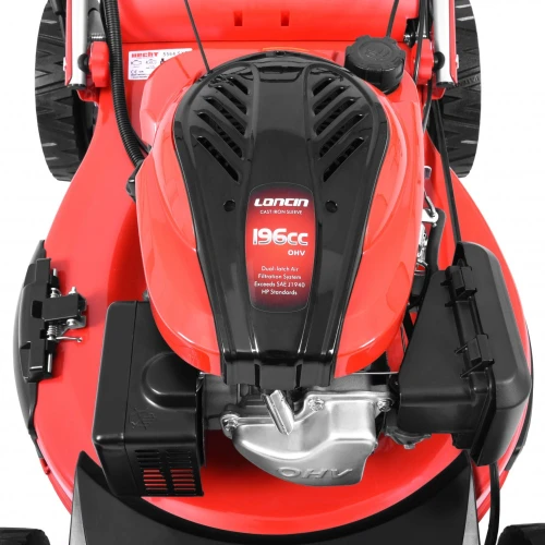 Masina de tuns iarba pe benzina Hecht 5564SXE, 4.9 cp, latime 56 cm, 4.5 km/h, pornire electrica