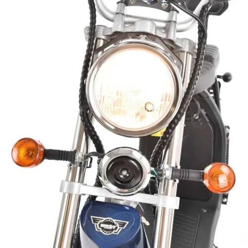 Scuter electric Hecht cocis blue motor 1500 w viteza maxima 45 km h autonomie maxim 60 km albastru