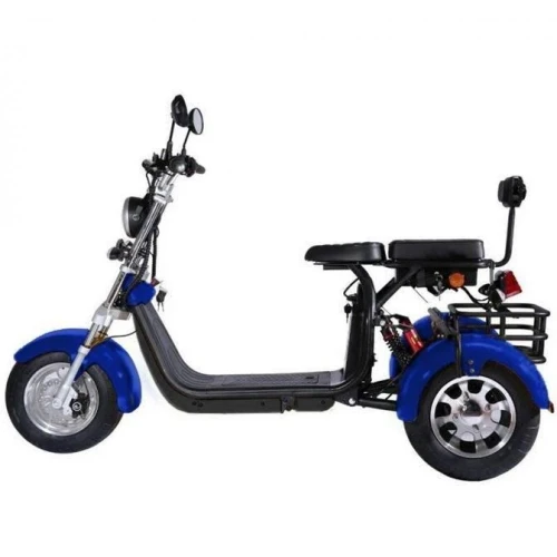 Scuter electric Hecht cocis max blue motor 2000 w viteza maxima 45 km h