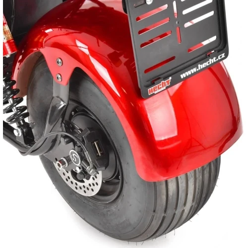 Scuter electric Hecht cocis red motor 1500 w viteza maxima 45 km h autonomie maxim 60 km rosu