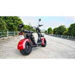 Scuter electric Hecht cocis red motor 1500 w viteza maxima 45 km h autonomie maxim 60 km rosu