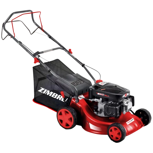 Masina de tuns gazon/iarba autopropulsata pe benzina Ruris Zimbru 889S, putere 2.5 CP, 79 CC, 40 cm latime taiere, inaltime taiere 25 - 65 mm, autopropulsie, 45 L sac colector