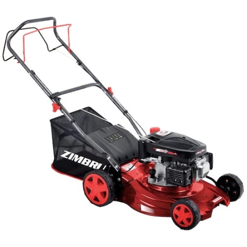 Masina de tuns gazon/iarba autopropulsata pe benzina Ruris Zimbru 999S, 3 CP, 139 CC, 42 cm latime taiere, 25-75 cm inaltime taoere, 6 trepte inaltime, 45 L sac colector,rezervor 1.3 l