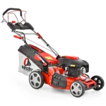 Masina de tuns iarba cu motor pe benzina, autopropulsata, HECHT 551 SXE, 3.8 kW, 200 CC, latime de lucru 51 cm, cos colector 65 l