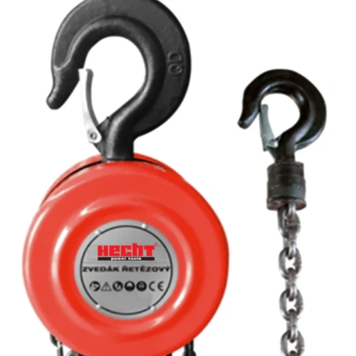 Palan manual cu lant HECHT 8490, capacitate maxima ridicare 1000 kg, lungime lant 3 metri