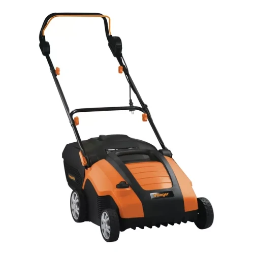 Scarificator / aerator gazon, electric, VILLAGER VAS 1500 P, 1500 W, 6 nivele de inaltime, sac colector 50 L