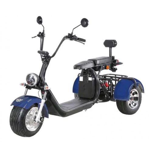 Scuter electric Hecht cocis max blue motor 2000 w viteza maxima 45 km h