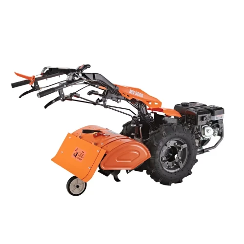 Motocultivator OMAC MV 9000, motor benzina, 4 timpi, 270 CC, 9 CP, 6.6 kW, 5 trepte viteza, roti cauciuc 5.00 x 10, freza 65 cm