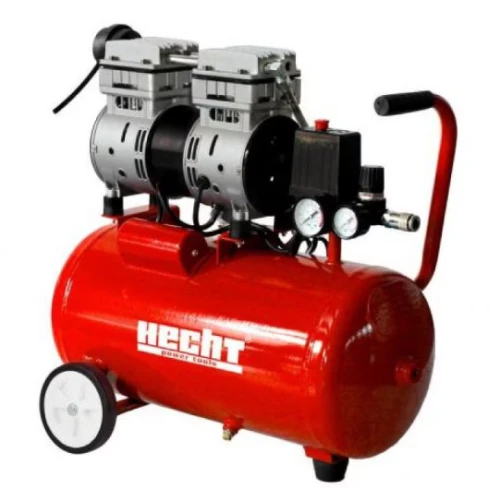 Compresor de aer fara ulei HECHT 2075, silentios, 0.75 kW, butelie 24 litri, 132 l/min, 8 bar