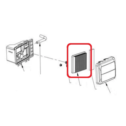 Filtru aer RURIS PSRX331S-7-64