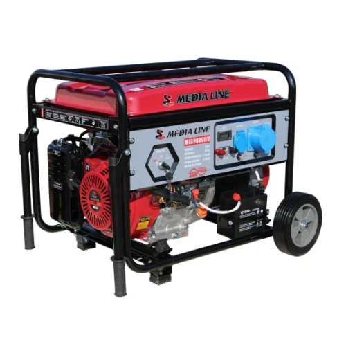 Generator de curent MLG 9000E/2, 230V, 8kVA, 17CP benzina, Pornire electrica