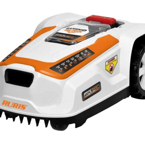 Robot de tuns gazon RURIS RXR1000 ,acumulator Li-Ion, 20V, 5Ah, panta 20 grade