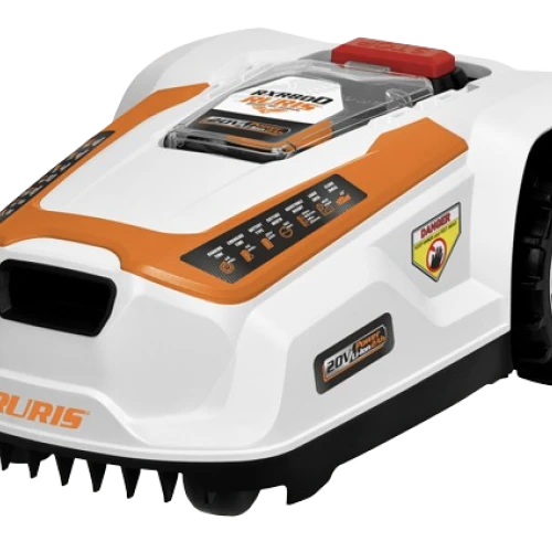 Robot de tuns gazon RURIS RXR800, acumulator Li-Ion, 20V, 2Ah, panta 20 grade
