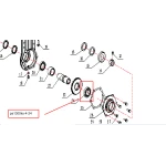 Rulment 32009 pentru motocultor Ruris 1300ks
