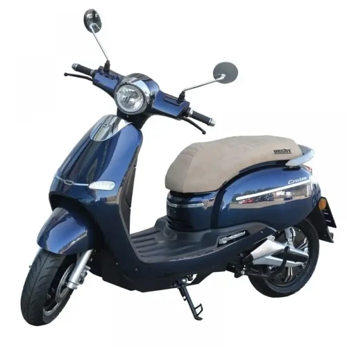 Scuter electric HECHT Citis Blue, acumulator 72 V, 20 Ah, motor 3000 W, viteza maxima de 45 km/h, autonomie 60 km
